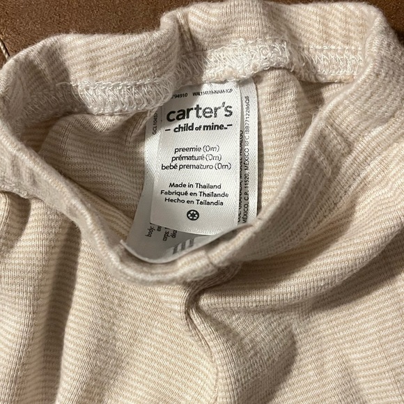 Carter’s preemie pants with footsies - Picture 2 of 2